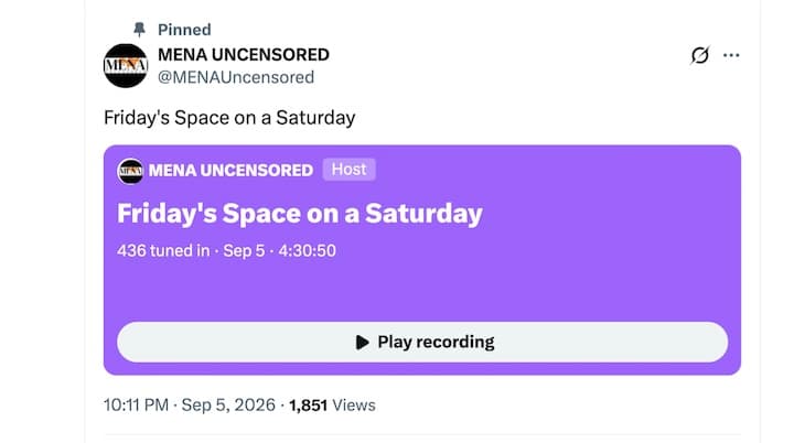Friday's Weekly Space on a Saturday: 5 September 2026